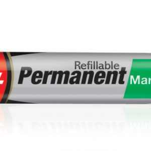 Luxor Refillable Permanent Marker Pen #1222(Green)(Pack of 10)