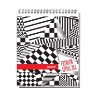 Top Bound Spiral 44 Single Ruled Notebook #20562