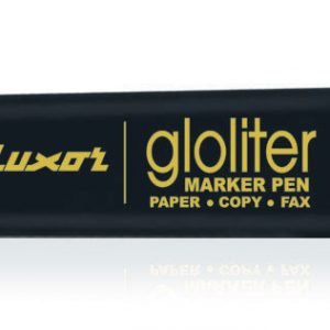 Luxor Gloliter Pen #887 (Yellow) (Pack of 10)
