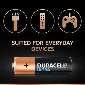 Duracell AA 2BL Ultra Alkaline AA Batteries Battery with Duralock Technology- Pack of 2 Pieces- SKU: 5005402 | Buy Bulk Online