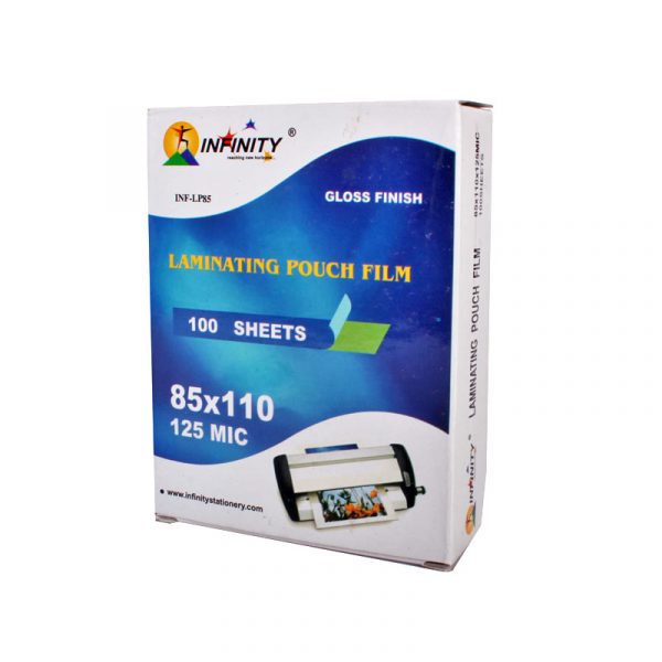 lamination pouch inf-lp225 125 micron size: a4 infinity stationery authorized distributors wholesaler bulk order shop buy online supplier best lowest cheapest factory price dealers alappuzha kochi cochin kerala india