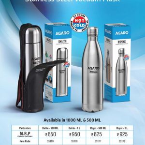 Agaro Stainless Steel Vacuum Flask