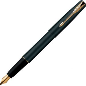 Parker Frontier Matte Black GT Fountain Pen(Gold Nib)