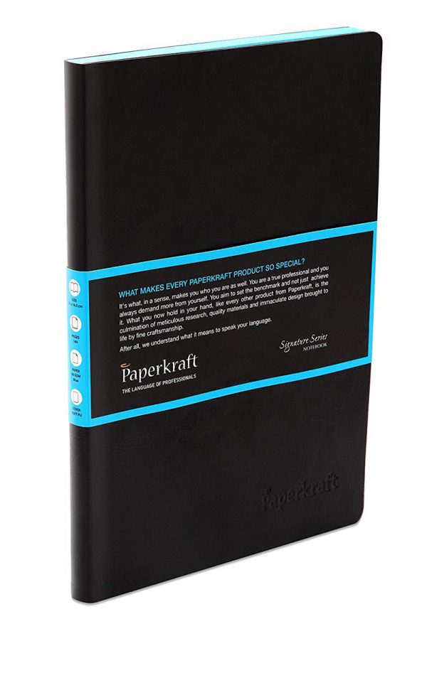 Paperkraft Signature Series Notebook- 60 blue pages