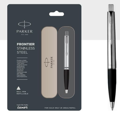 Parker Frontier Stainless Steel Ball Pen Authorized Wholesaler Retailer Bulk Order Supplier Dealers In Kerala South India