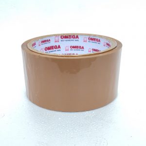 72 MM/ 60 M/ 40 Micron Self Adhesive Brown Tape | Omega Stationery | Buy Bulk Online