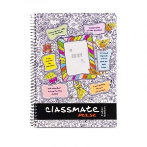 Classmate Pulse 6 Subject (240 x 180) | 300 Pages | Single Line | Soft Cover | Buy Bulk At Wholesale Price Online