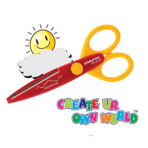 Munix Scissors | KR-9153 | 138 mm | Metal | Baby/Kids | School | Craft | Buy Bulk At Wholesale Price Online