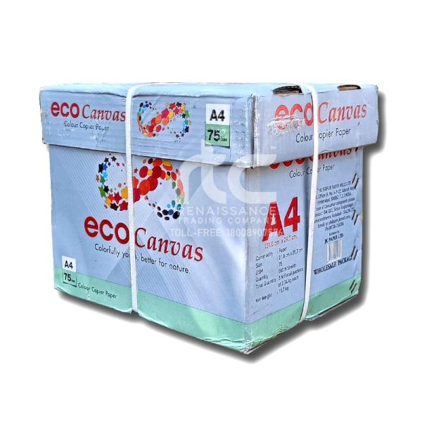 jk eco canvas 75 gsm a4 size colour copier printing xerox paper authorized distributors wholesaler shop buy online supplier lowest cheap best rate price dealers in kerala south india