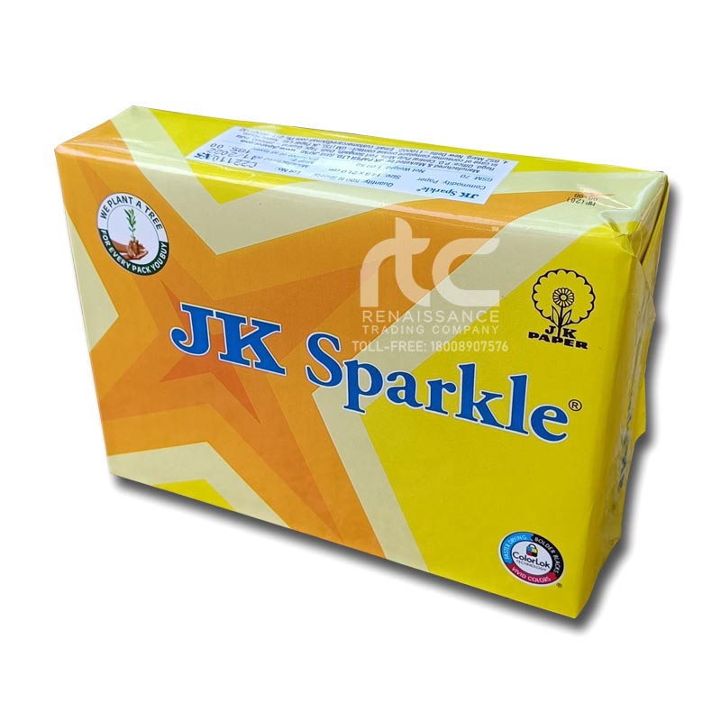 JK SPARKLE | A5 Small Size | Copier Printing Paper | 70 GSM | Unruled | 148 x 210 mm | 10 Reams | Wholesale Distributor Rates